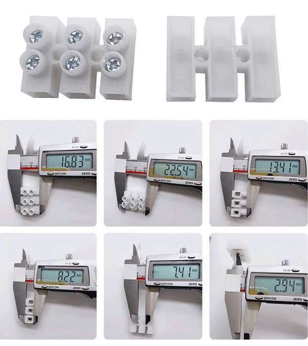 Quick Screw Triple-Wire (3 Channels) Terminal Block Connectors. Collections Are Allowed.