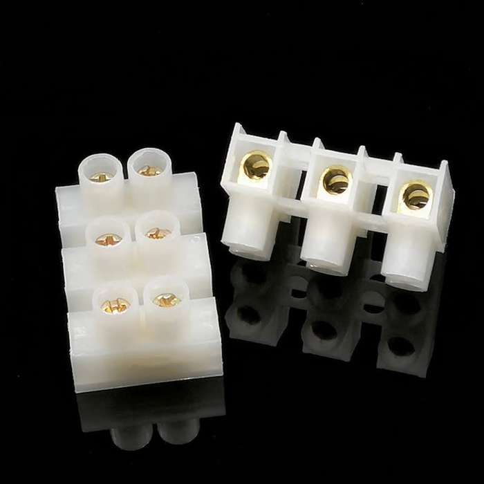 Quick Screw Triple-Wire (3 Channels) Terminal Block Connectors. Collections Are Allowed.