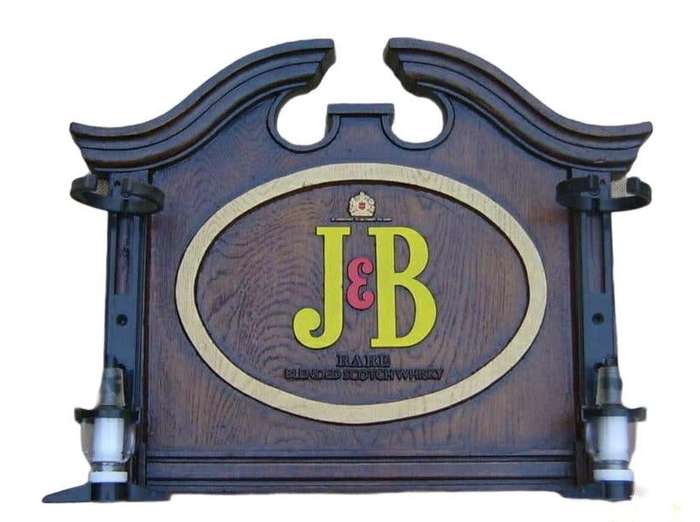 J & B Scotch Whisky Logo Liquor Dispensers with 2 Sets of Optics. Brand New. Collections Allowed.