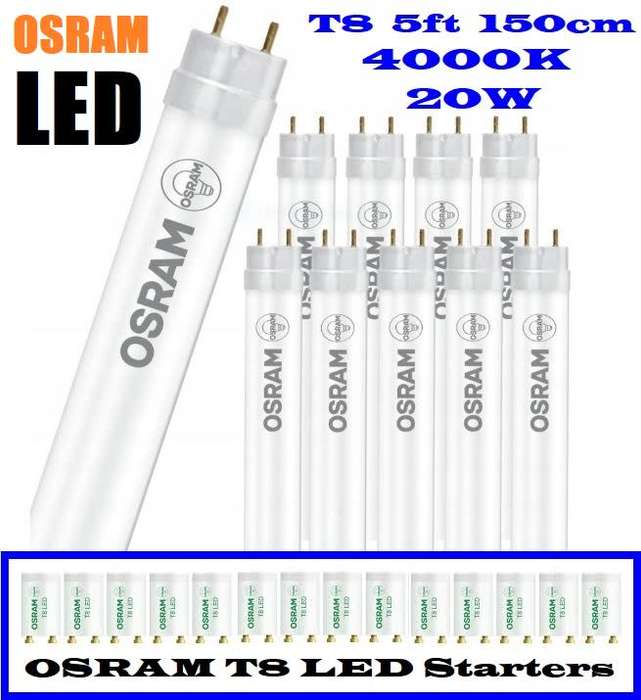 25x OSRAM 5ft 1500mm LED T8 Tube Lights. Direct Replacement for fluorescent Tube. Collection Allowed