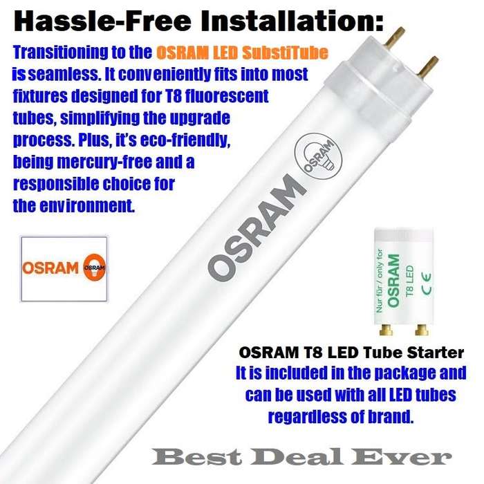 25x OSRAM 5ft 1500mm LED T8 Tube Lights. Direct Replacement for fluorescent Tube. Collection Allowed