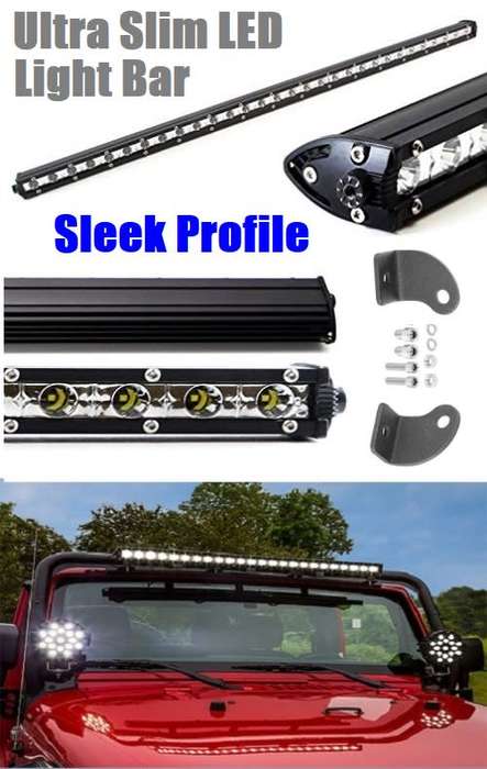 LED Light Bar 64cm Ultra Slim Design 9~60V DC 72W Single Row Type. Collections Are Allowed.