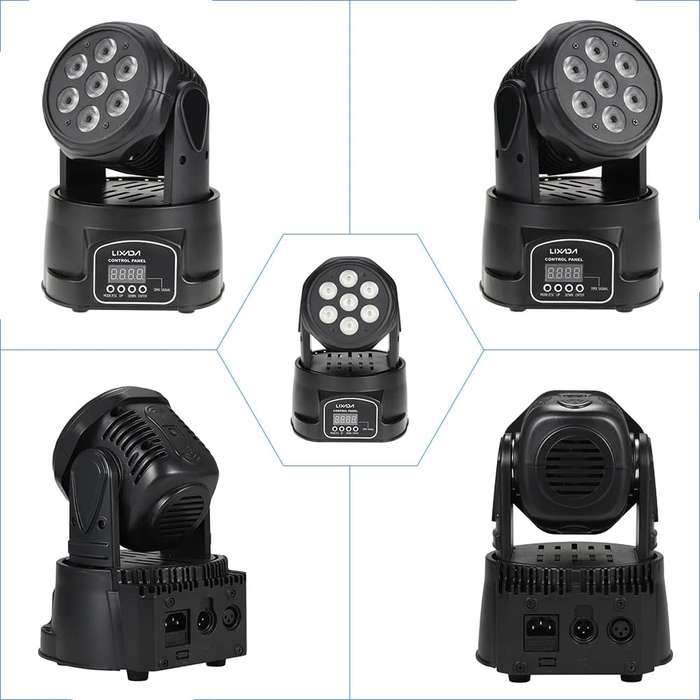 LED Moving Head Professional Disco DMX512 Stage Light, DJ Party Light. Collections Are Allowed.