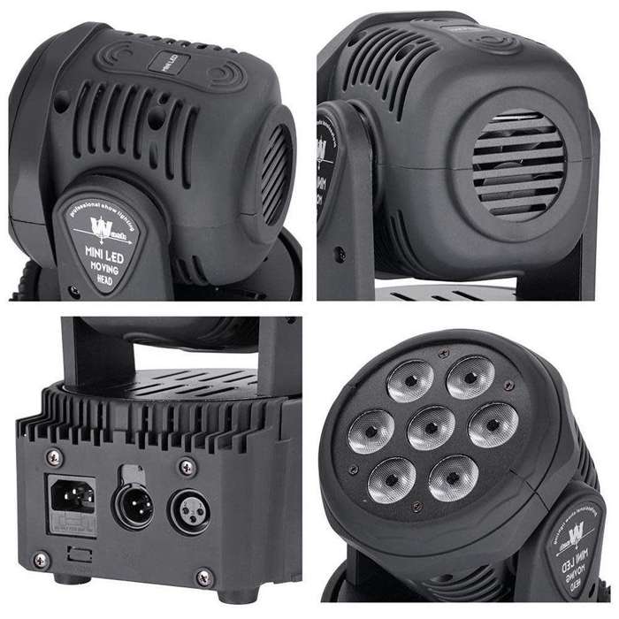 LED Moving Head Professional Disco DMX512 Stage Light, DJ Party Light. Collections Are Allowed.
