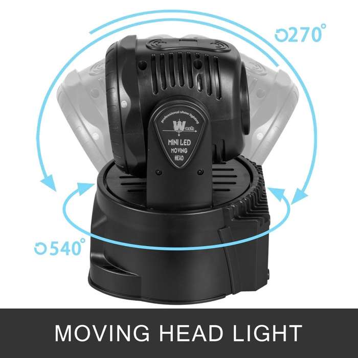 LED Moving Head Professional Disco DMX512 Stage Light, DJ Party Light. Collections Are Allowed.