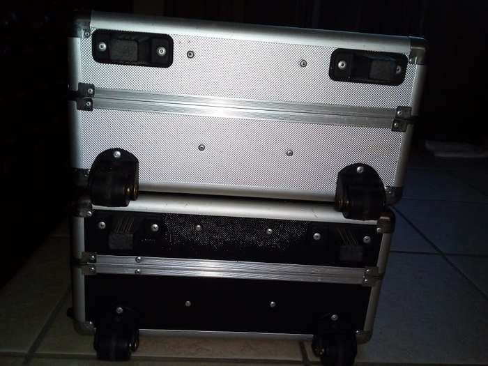 Big Aluminium Trolley Cases For Testing / Displays / Demos of Light Bulbs/Tubes. Collections Allowed