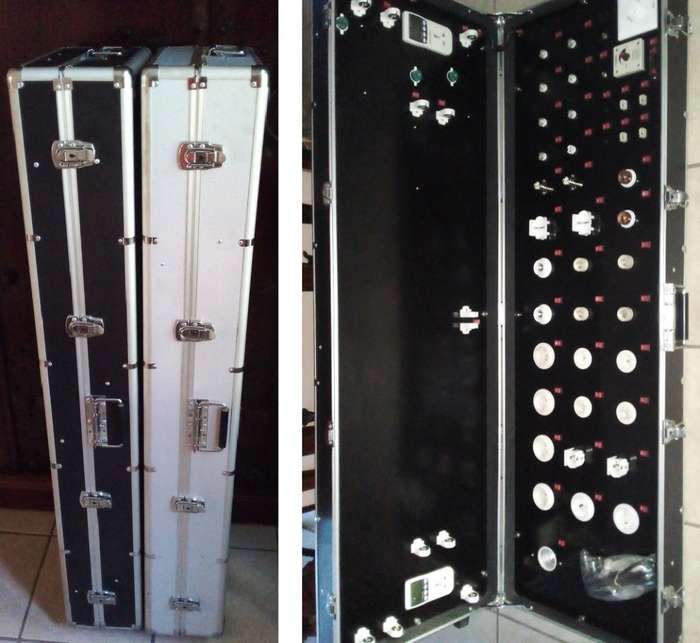 Big Aluminium Trolley Cases For Testing / Displays / Demos of Light Bulbs/Tubes. Collections Allowed