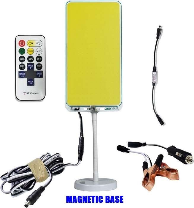 500W Portable Versatile COB LED Multifunction Panel Light with Remote Control. Collections Allowed.