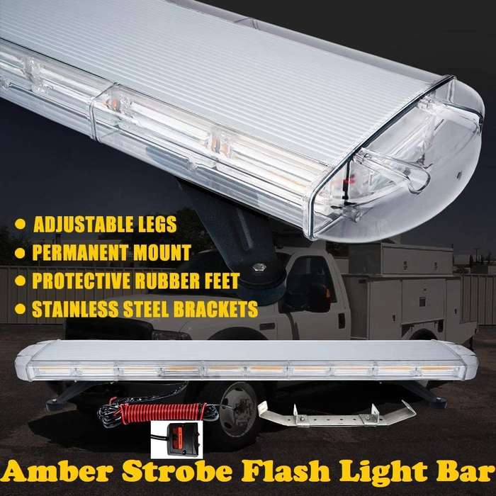 LED Security Vehicle Roof Top Emergency Hazard Warning Flash Strobe Light Bar. Collections Allowed.