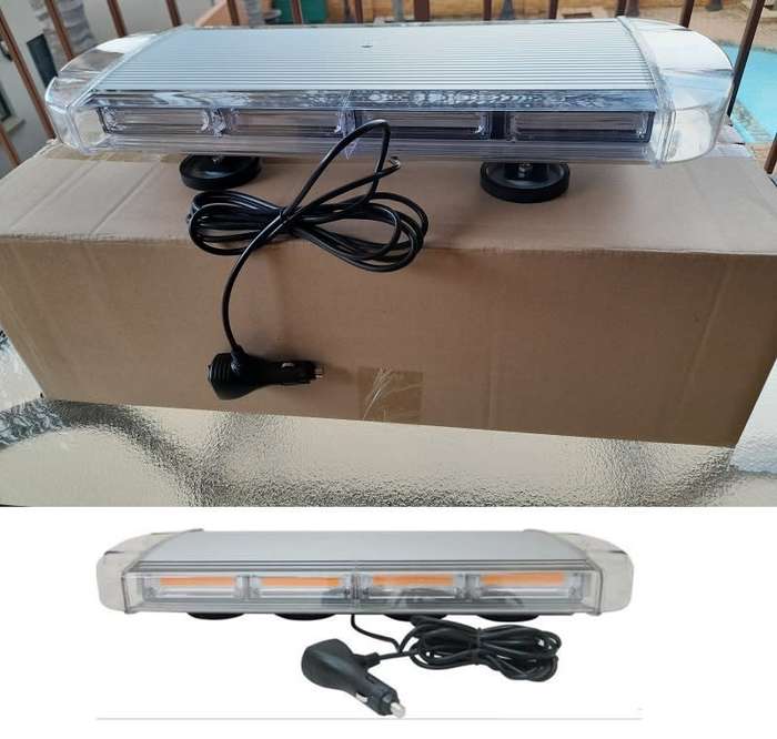 Security Vehicle Roof Top Emergency Hazard Warning Flash Strobe Light Bar. Collections Allowed.
