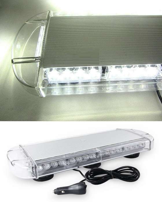 Security Vehicle Roof Top Emergency Hazard Warning Flash Strobe Light Bar. Collections Allowed.