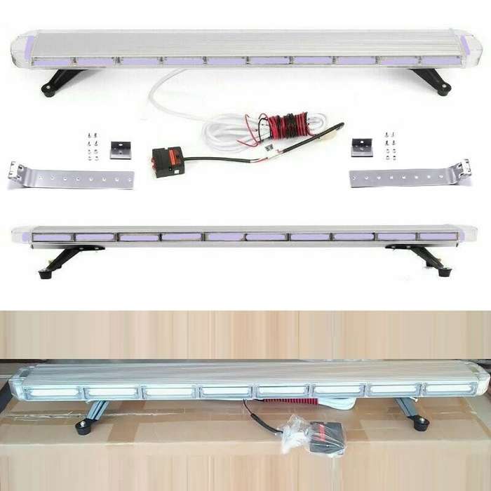 Cool White Light Vehicle Roof Top Strobe Flash Light Bar. Slim COB LED Design. Collections Allowed.