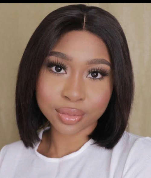 10 inch 3part(4x4) straight bob wig
