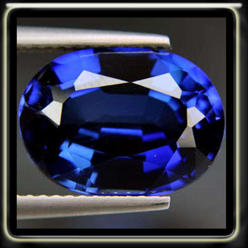 3.25CT CLEAN LUSTREOUS CORNFLOWER BLUE SAPPHIRE THAILAND OVAL GEMSTONE