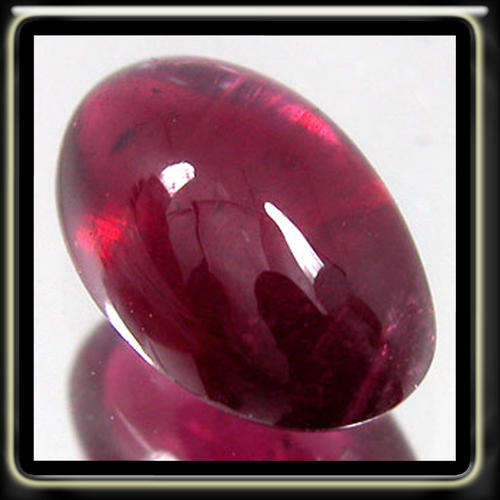CHARMING 2.70CT NATURAL RED RUBY CABOCHON IN A OVAL GEMSTONE