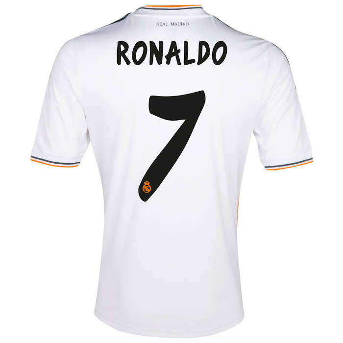 **CRAZZZY SPECIAL** REAL MADRID 13/14 HOME RONALDO-7-LARGE