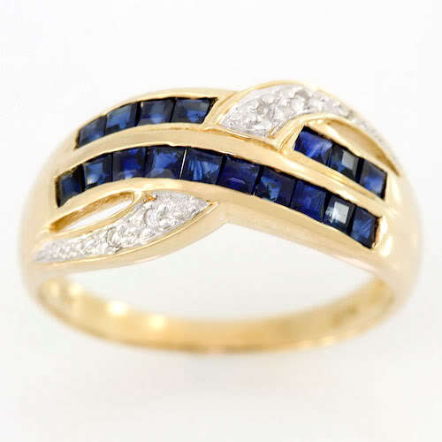 ELEGANT 1.92CT BLUE SAPPHIRE & DIAMOND RING