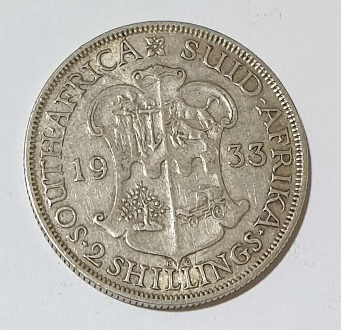1933 UNION 2 SHILLINGS