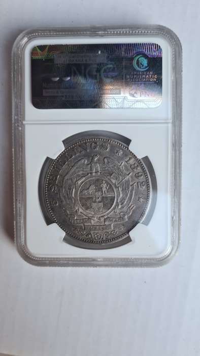 1892 S/S 5 Shillings - Always desired - NGC - XF40 - Nice looking example!