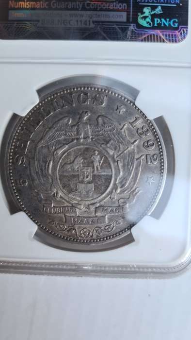 1892 S/S 5 Shillings - Always desired - NGC - XF40 - Nice looking example!