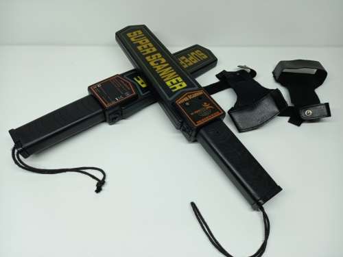 2 x Super Scanner Wand Metal Detector | MD-3003B1 | Matt Black | Retails: R1070 Each