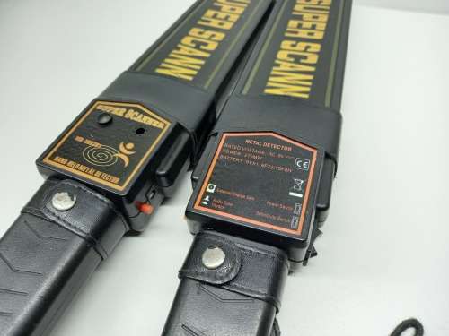 2 x Super Scanner Wand Metal Detector | MD-3003B1 | Matt Black | Retails: R1070 Each