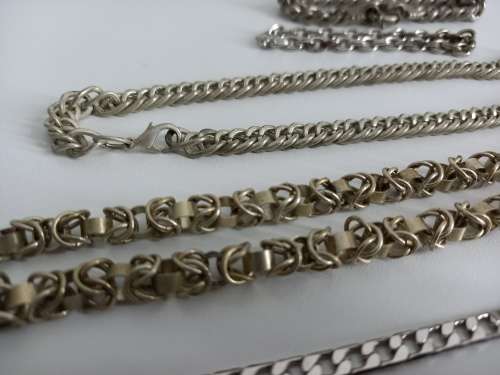 177 Grams Of Stunning Chains & Hand Bracelets | Perfect For The All Genders & Collectors