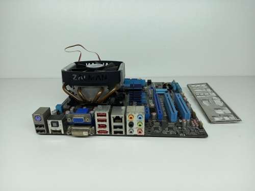 ASUS Motherboard Combo + AMD CPU + Zalman CPU Cooler With Heat Sink + Back Plate