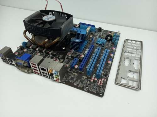 ASUS Motherboard Combo + AMD CPU + Zalman CPU Cooler With Heat Sink + Back Plate