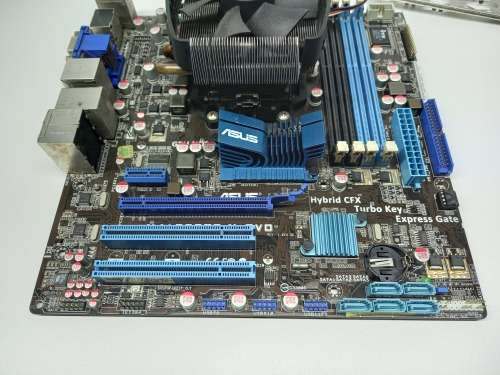 ASUS Motherboard Combo + AMD CPU + Zalman CPU Cooler With Heat Sink + Back Plate