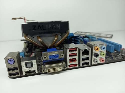 ASUS Motherboard Combo + AMD CPU + Zalman CPU Cooler With Heat Sink + Back Plate