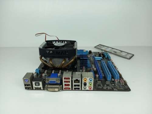 ASUS Motherboard Combo + AMD CPU + Zalman CPU Cooler With Heat Sink + Back Plate