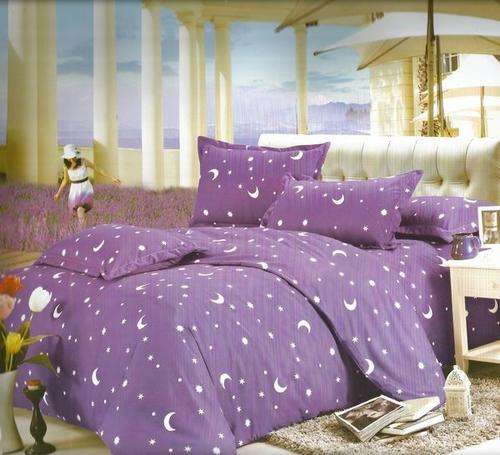6 Piece - Cotton Feel - Bed Linen - Queen Size- Duvet Cover Set