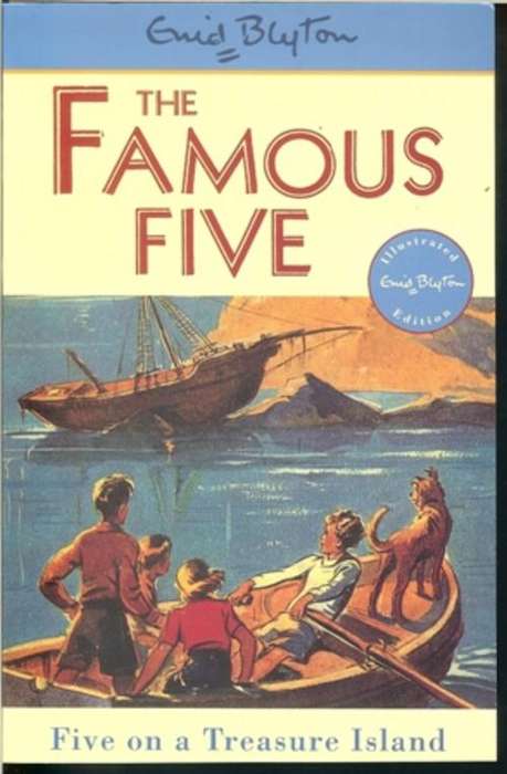 Sale!!! Enid Blyton-The Famous Five -on a Treasure Island (NEW Book)