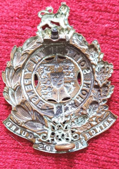 Prince Alfreds Guard Pagri Badge (pin missing) 1896-1923