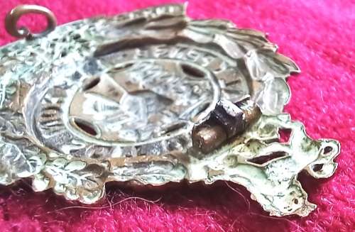 Prince Alfreds Guard Pagri Badge (pin missing) 1896-1923