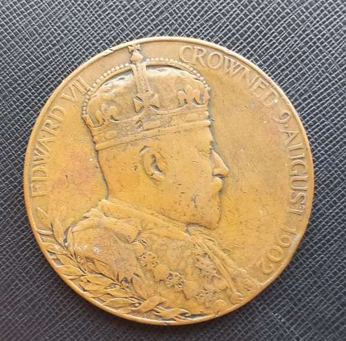 1902 LARGE Coronation of Edward V1 and Alexandra - 55 mm, 79.5 Grams - Named to a South African