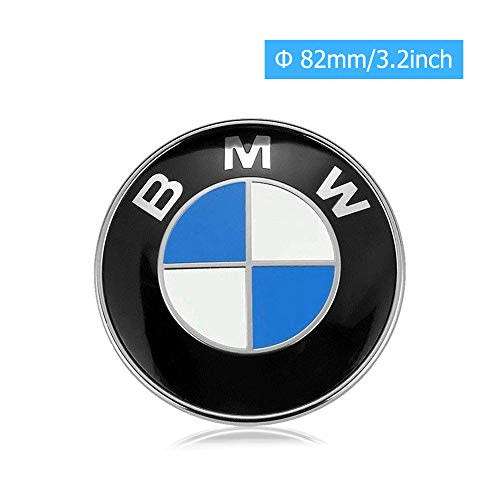 BMW 82mm Bonnet Badge with Pins for E46 E39 E36 E60 E90 F30 E53 E34 E30 F10 F20