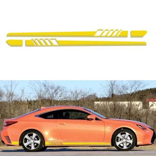 2 x Amg Racing Sport Side Skirt Decals Vinyl Sticker For Mercedes Benz