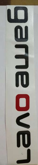 Game over Sticker Kit High Quality Decal