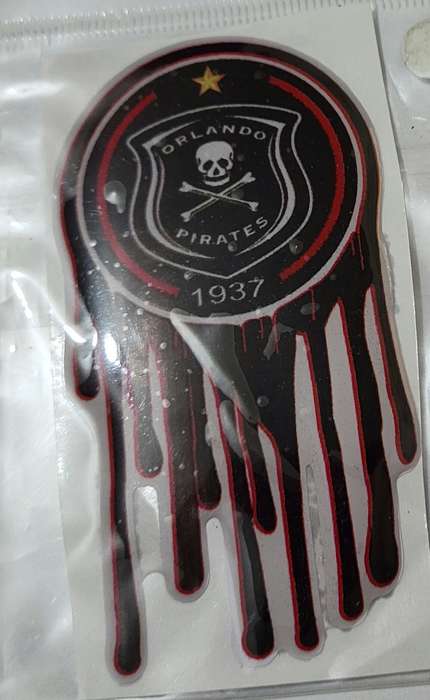 Orlando Pirates Dripping Black Bubble Sticker