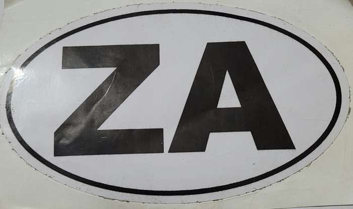 ZA  Sticker