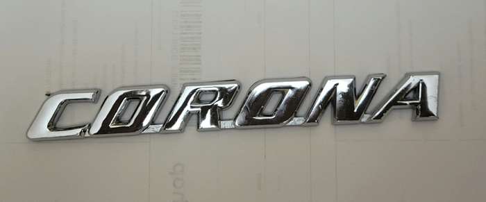 CORONA CHROME Sport Sticker