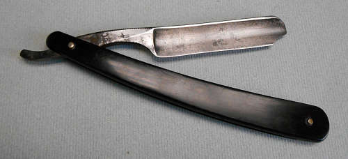 CHRIS JOHNSON & Co STRAIGHT Real Hollow CUT THROAT RAZOR SHEFFIELD