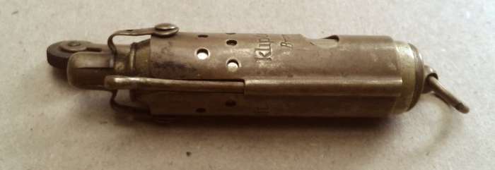 Vintage Brass Klipdrift Lighter