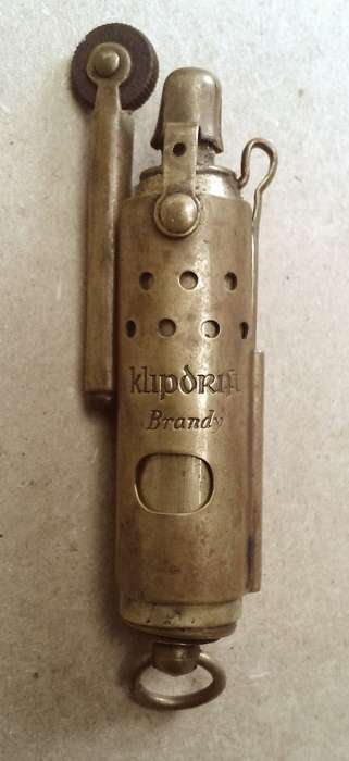 Vintage Brass Klipdrift Lighter