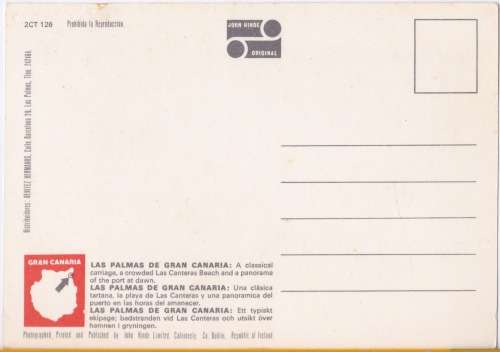 Vintage Post Card - Las Palmas De Gran Canaria