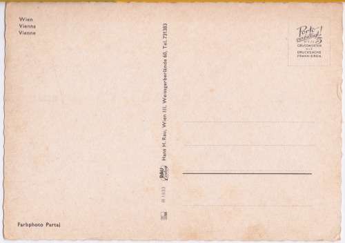 Vintage postcard -- Vienna