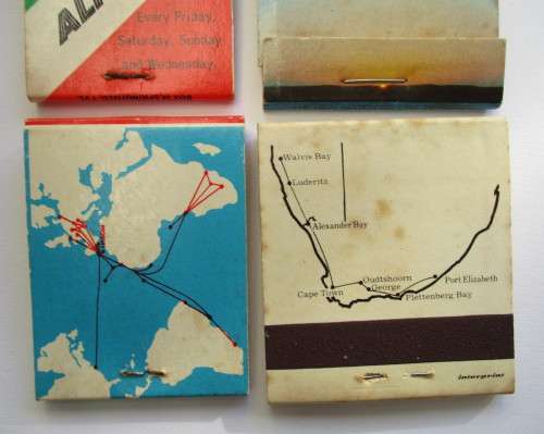 Vintage Matchbooks / matches -- Airline related - Air Cape / Alitalia / TAP