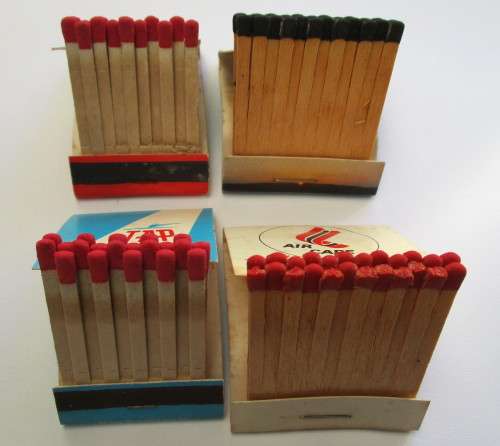 Vintage Matchbooks / matches -- Airline related - Air Cape / Alitalia / TAP